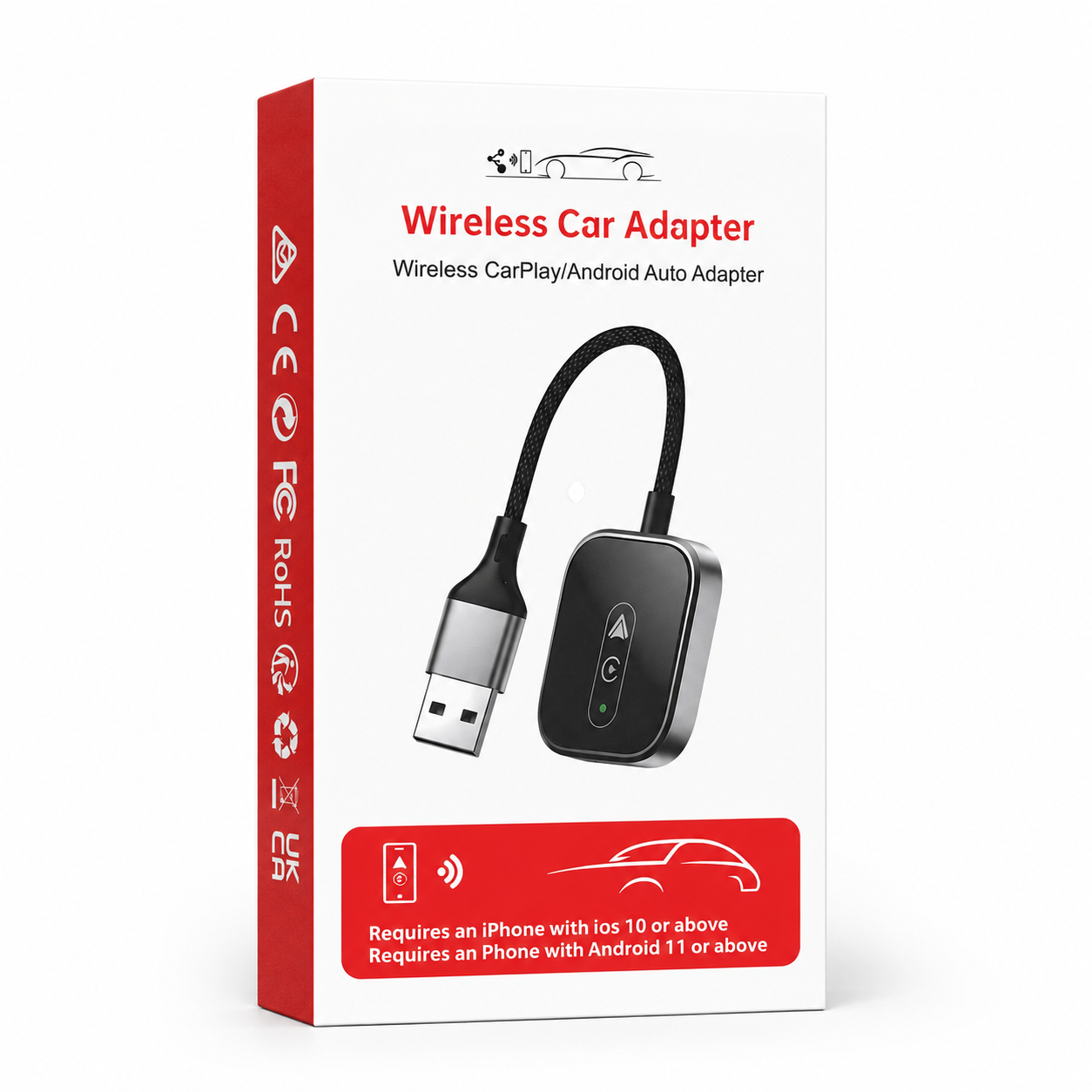 Adaptateur Sans Fil CarPlay & Android Auto – Wireless Car Adapter