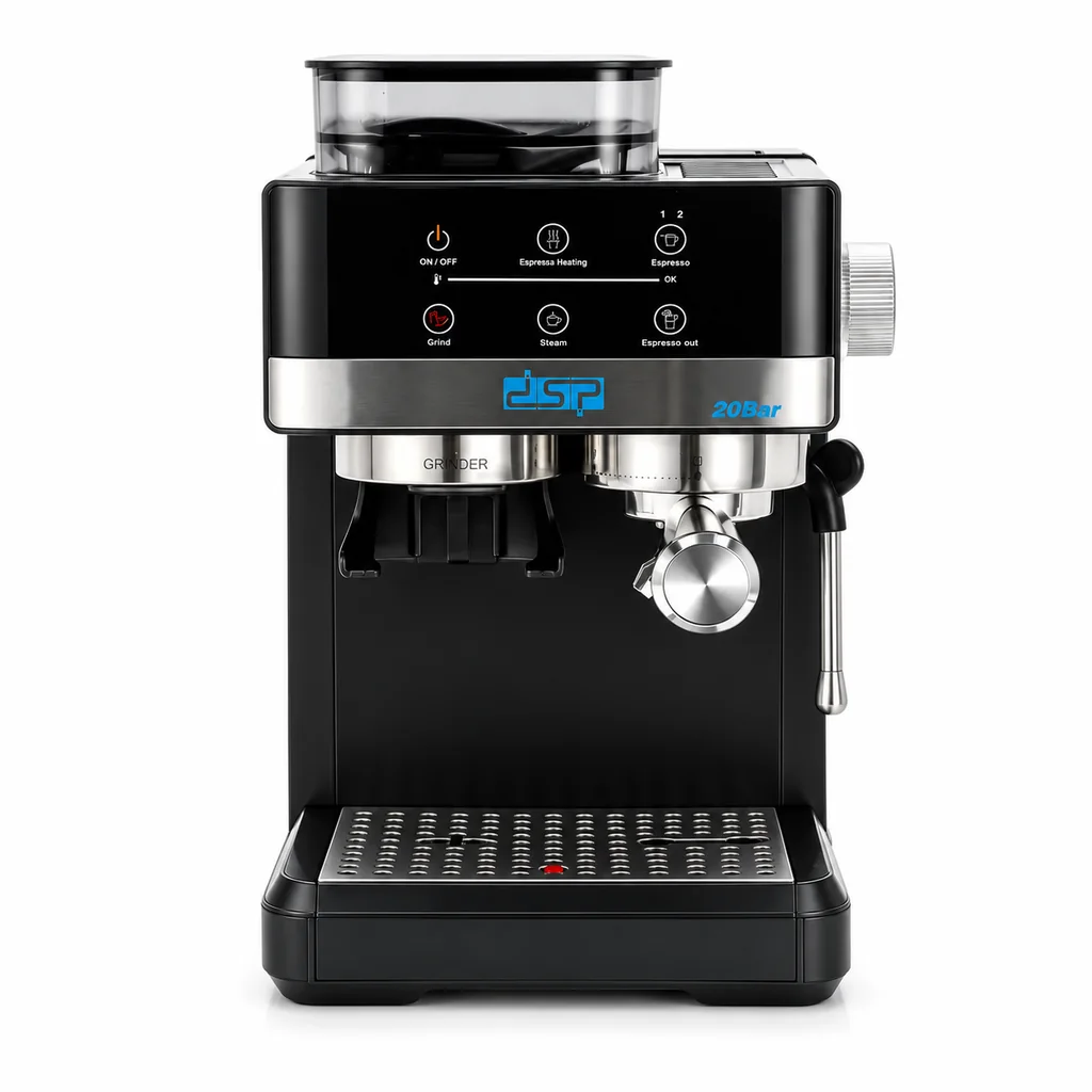 Machine à Café Expresso Avec Grinder DSP 1,7L 20 Bar – 1350W