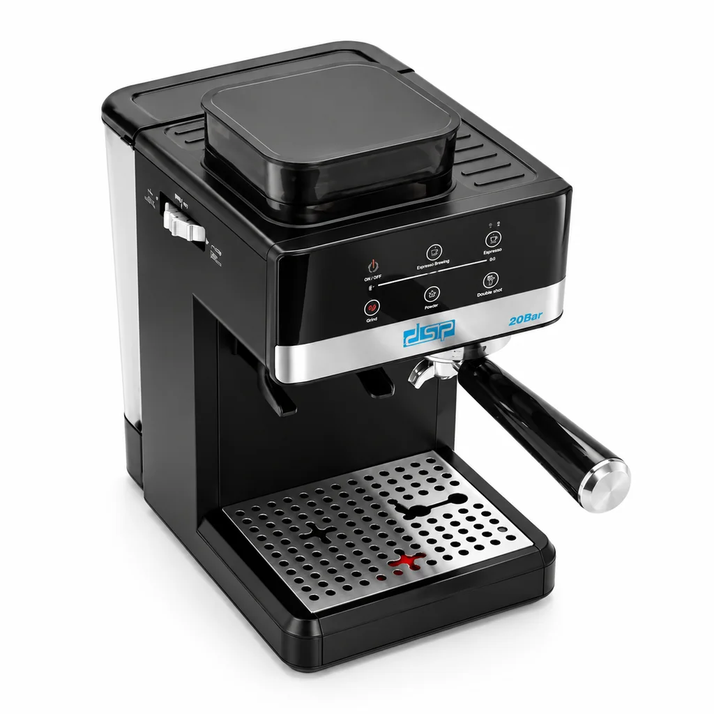 Machine à Café Expresso Avec Grinder DSP 1,7L 20 Bar – 1350W